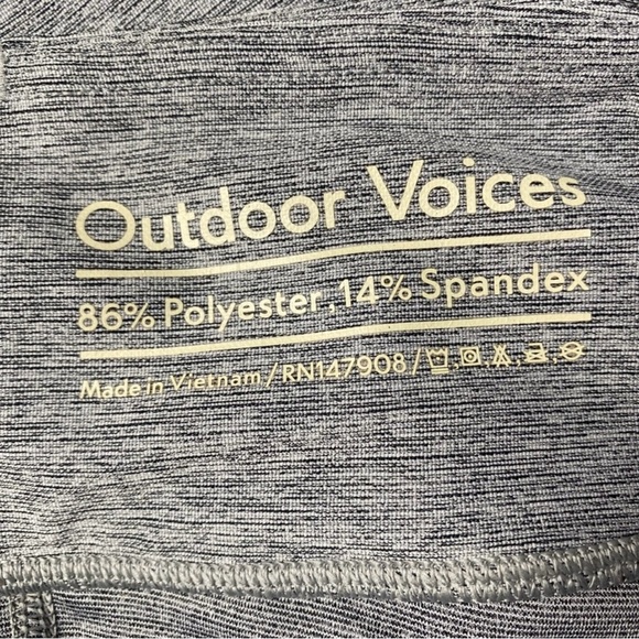 Outdoor Voices Grey Leggings Size Small - Picture 3 of 4